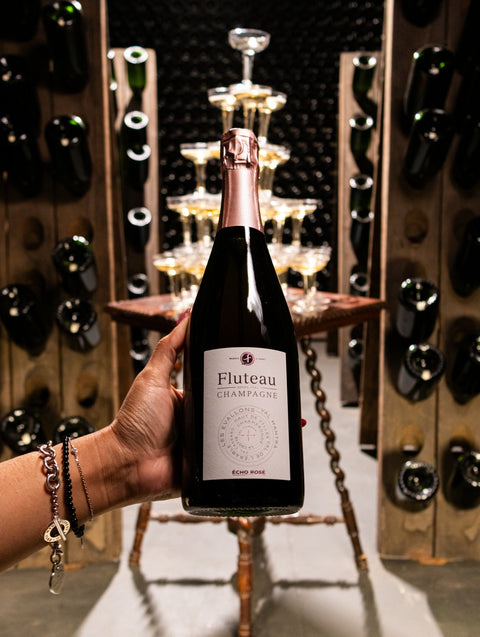 Champagne Fluteau Echo Rosé Extra Brut NV Wine - Last Bottle